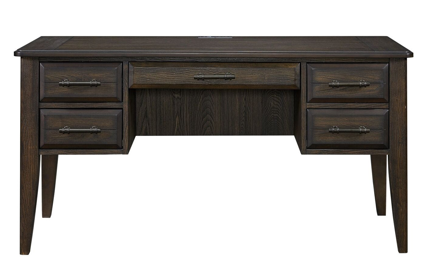 Bellamy Lane 5-Drawer Desk - Coffee
