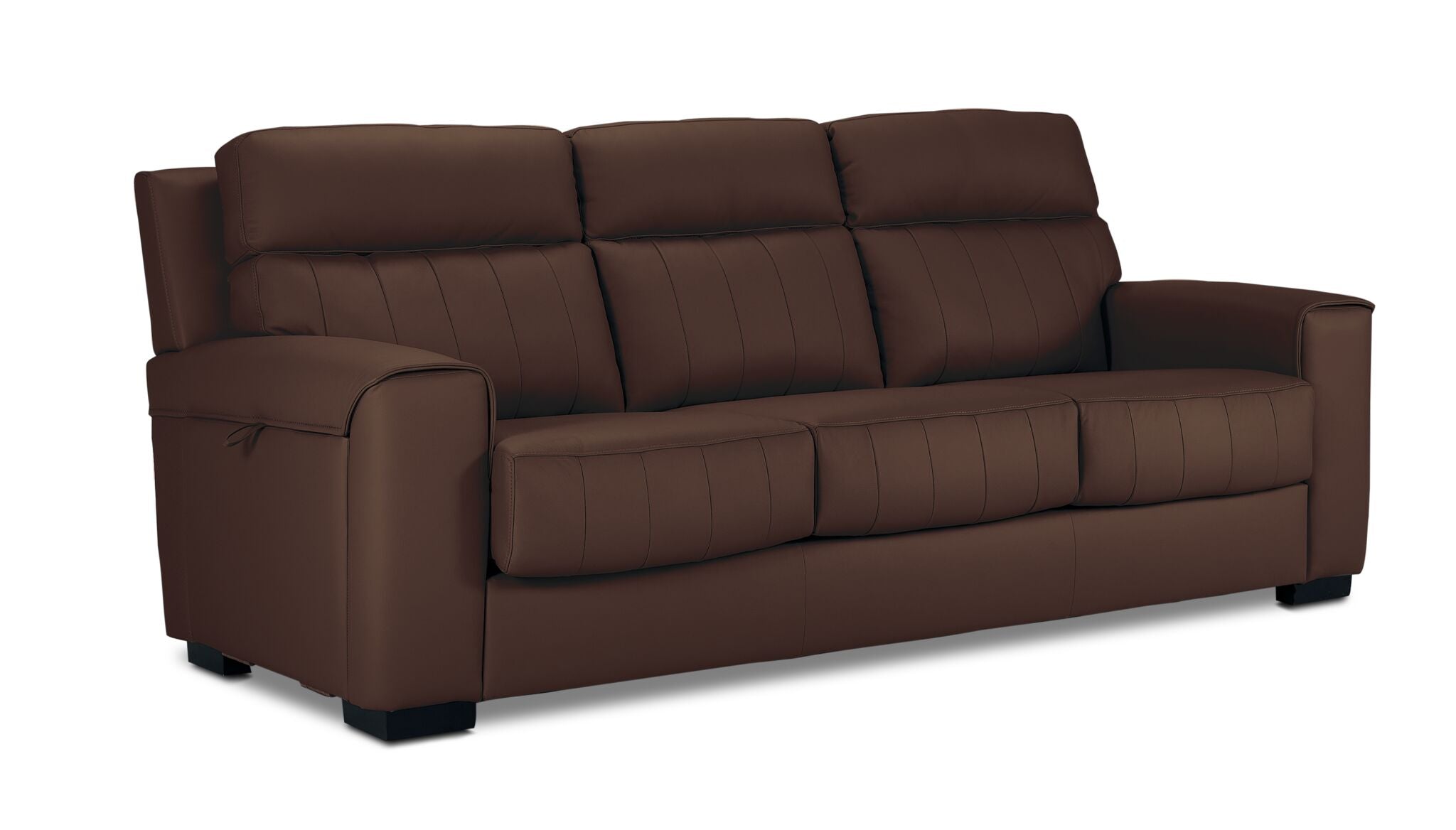 Benevento Leather Sofa and Chair Set - Mocha