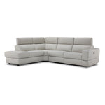 Bianca 3-Piece Power Sectional with Left Facing Chaise - Light Grey