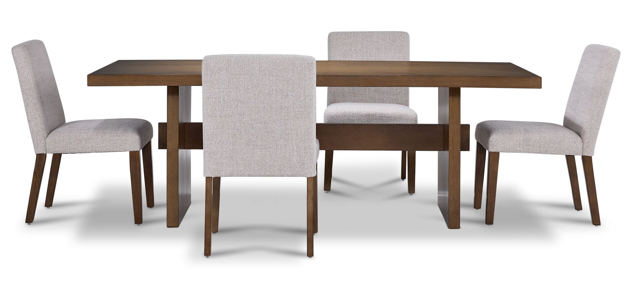 Biscotti 5-Piece Dining Set - Light Brown