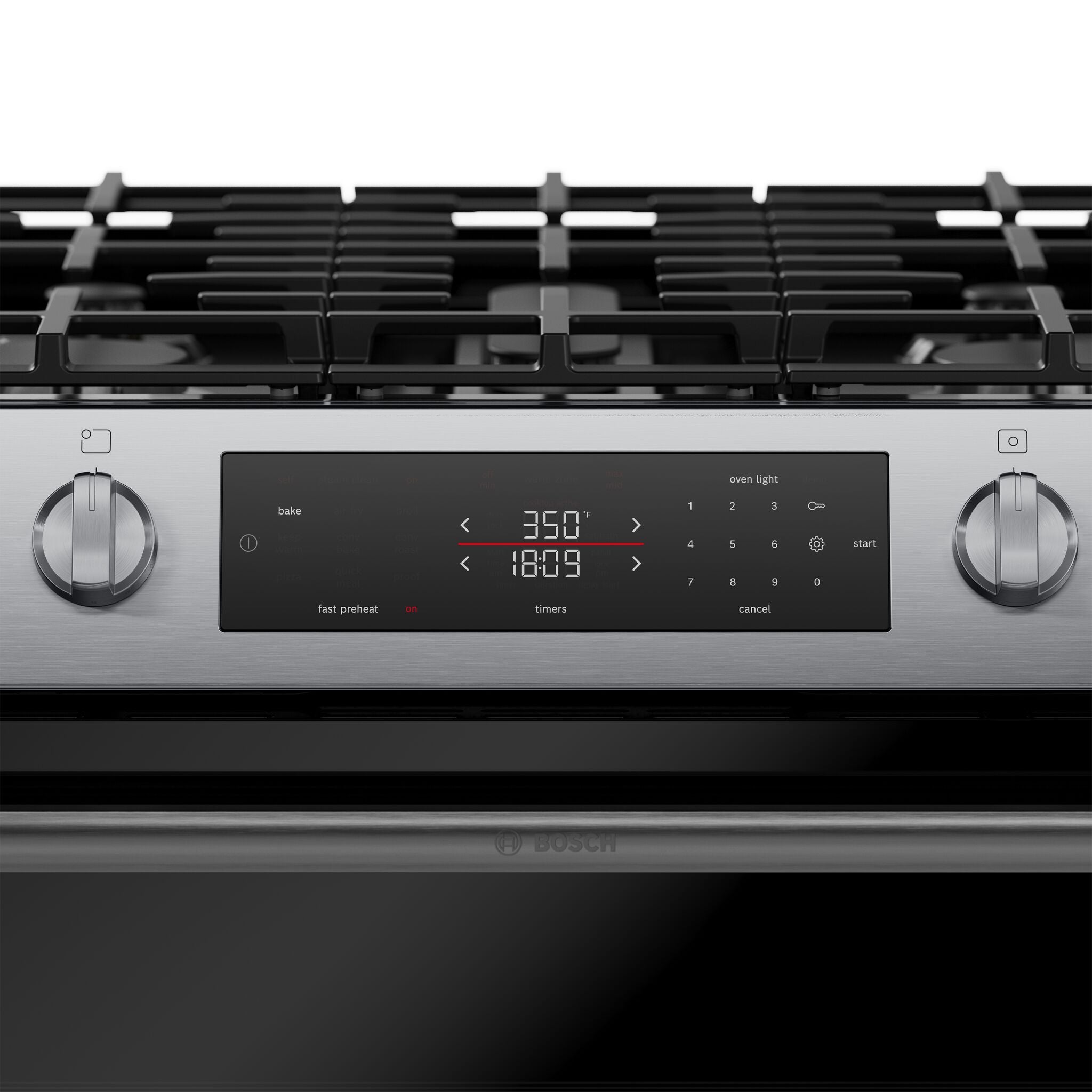 Bosch Stainless Steel 100 Series Slide-In Gas Range (5.8 Cu. Ft) - HGF1050MUC