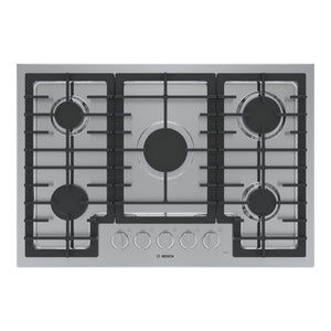 Bosch Série 500 Surface de cuisson au gaz 30 po acier inoxydable NGM5059UC
