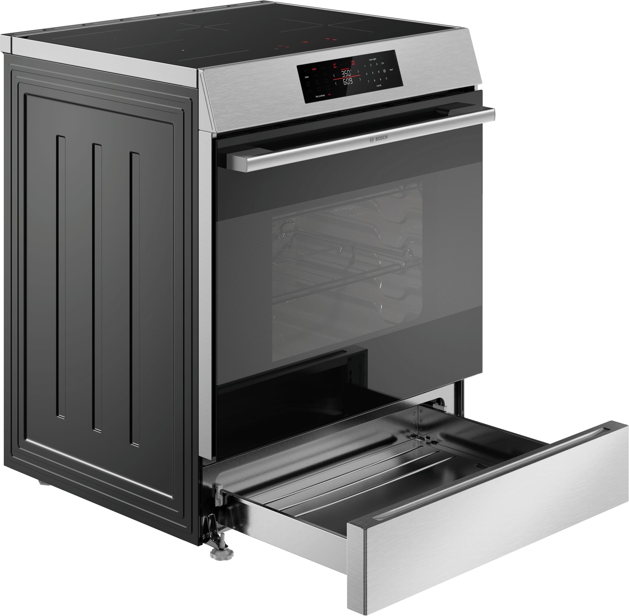Bosch 30" Stainless Steel 300 Series Electric Freestanding Range (5.8 Cu. Ft.) - HIF3050MC