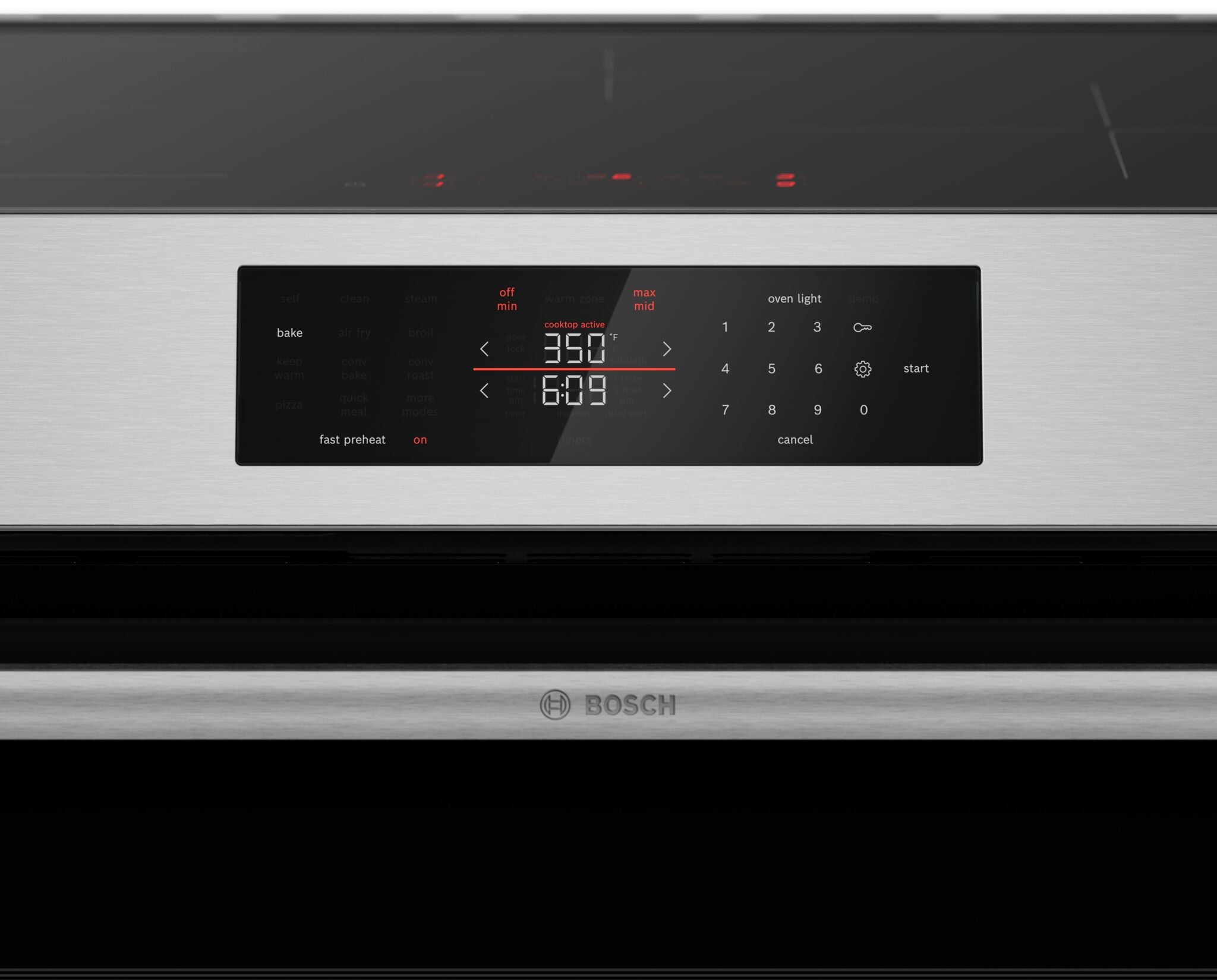 Bosch 30" Stainless Steel 300 Series Electric Freestanding Range (5.8 Cu. Ft.) - HIF3050MC