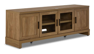 Brayden base télé 65po – chêne