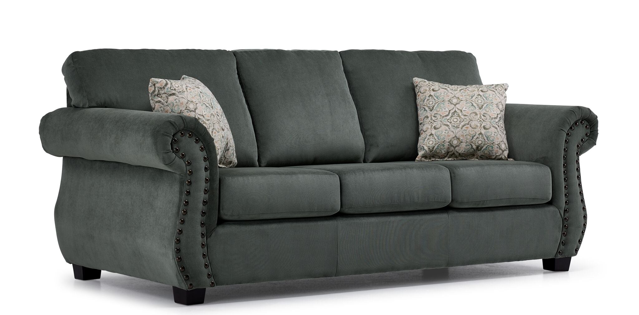 Brooklyn Sofa and Loveseat Set - Green