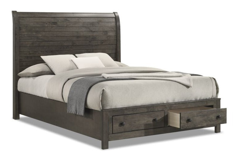 Cabin 5-Piece Queen Storage Bedroom Package - Grey