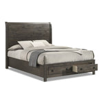Cabin 3-Piece King Storage Bed - Grey