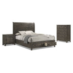 Cabin 5-Piece Queen Storage Bedroom Package - Grey