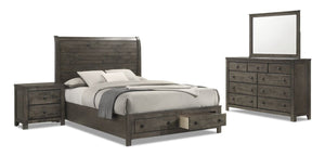 Cabin Chambre à coucher avec rangement 6 mcx très grand – gris