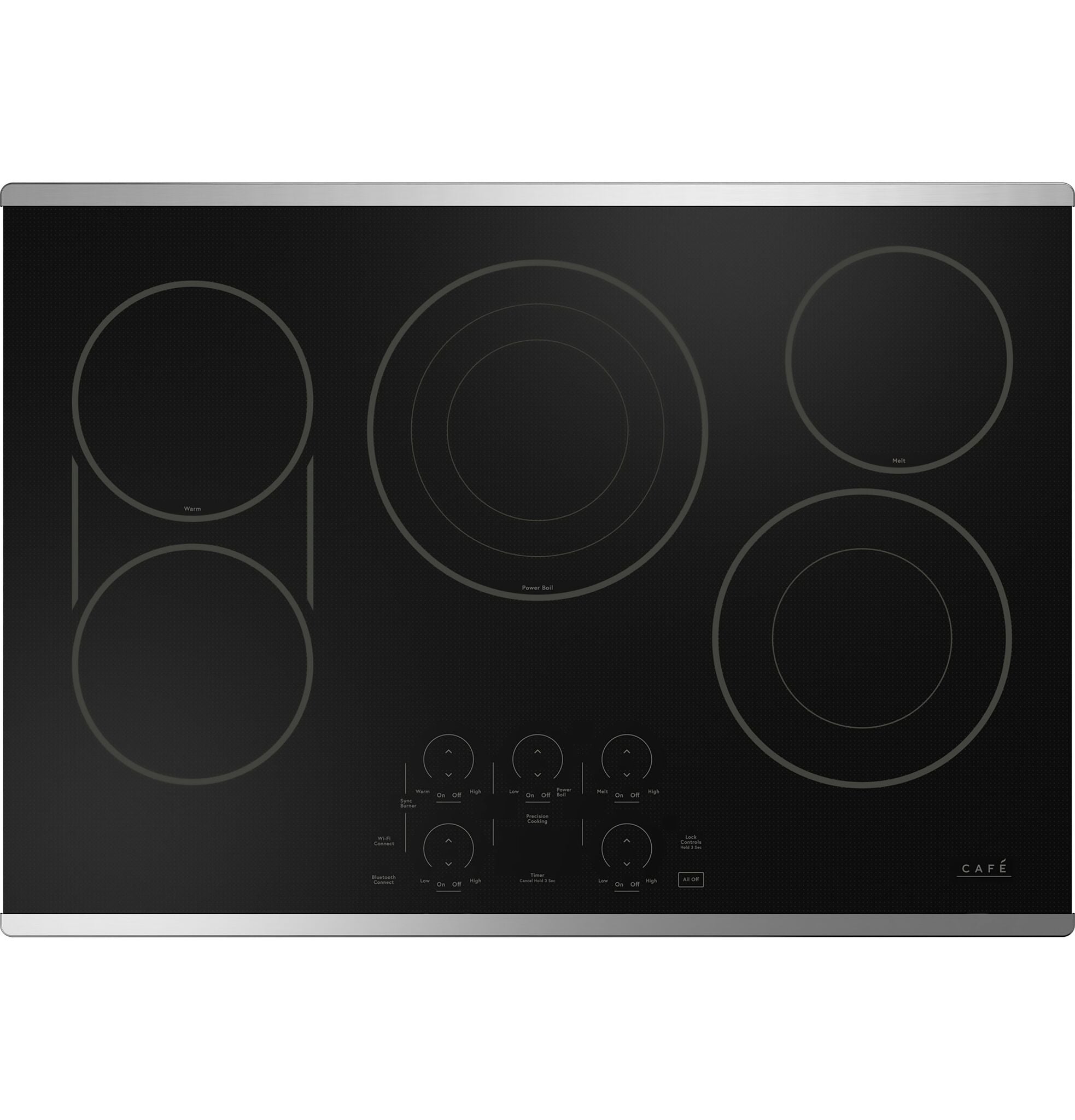 Café Stainless Steel 30" Touch-Control Electric Cooktop - CEP90302TSS
