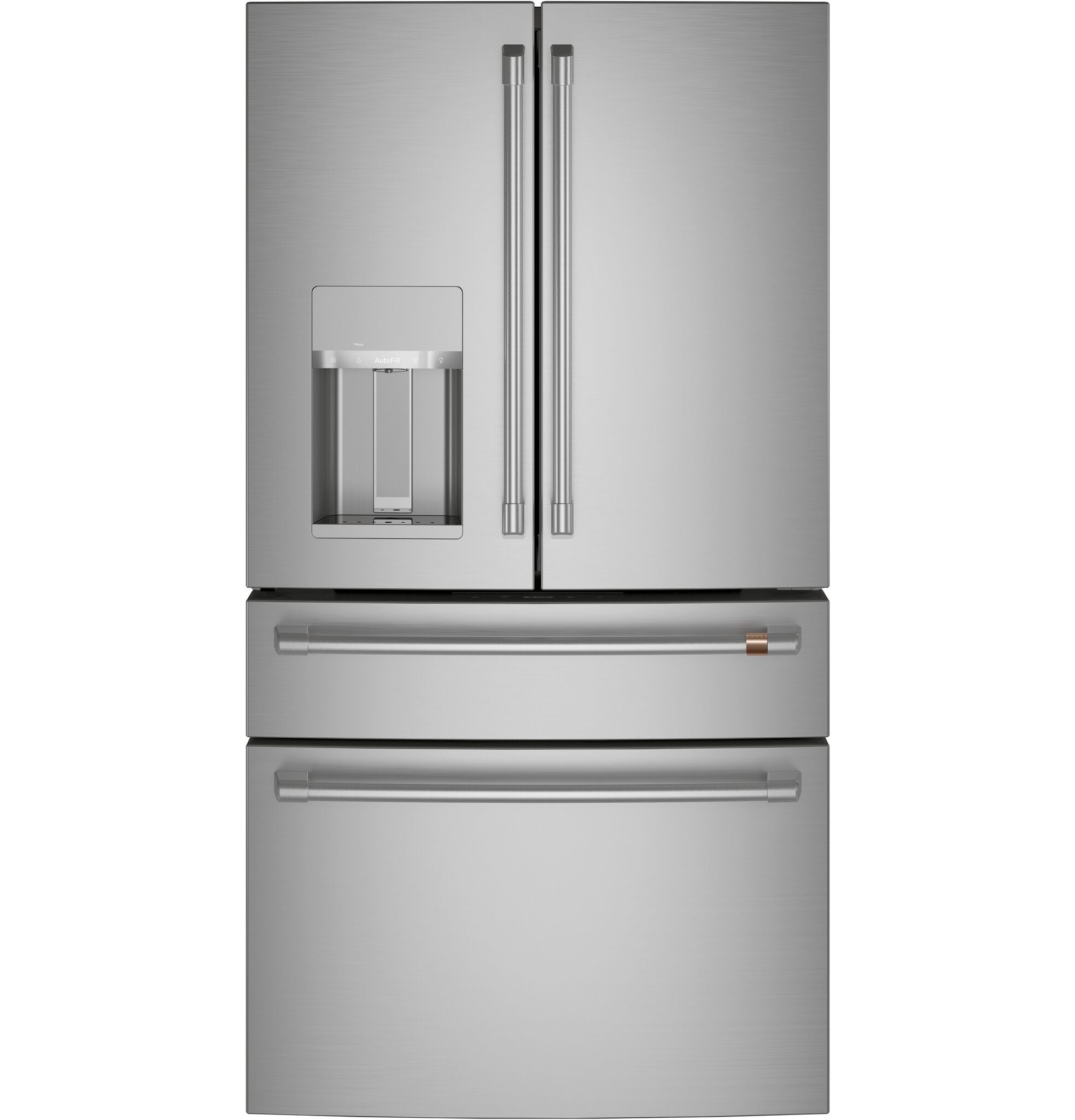 Café 35.75" 22.3 Cu. Ft. Stainless Steel Smart Counter-Depth 4-Door French Door Refrigerator - CXE22DP2PS1