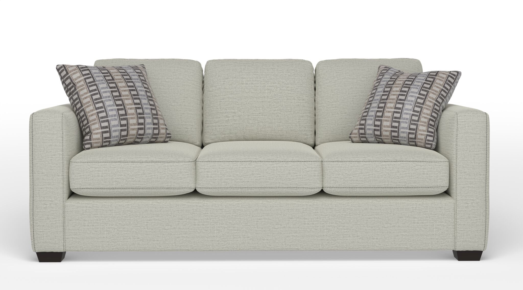 Caleb Queen Sofa Bed with Innerspring Mattress - Safari Cream