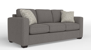 Caleb Sofa-lit grand avec matelas à ressorts - Gris patine