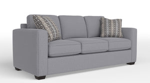 Caleb Sofa-lit grand avec matelas à ressorts - Gris pâle safari