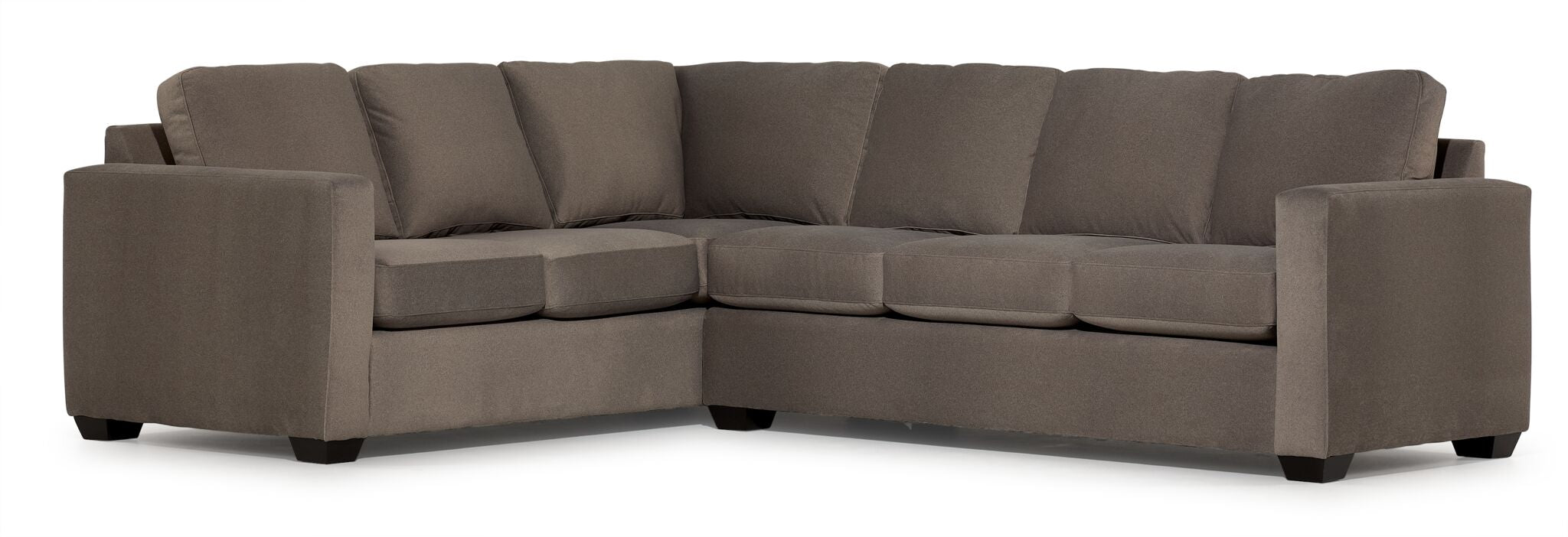 Caleb 2-Piece Sectional with Right-Facing Sofa - Arlo Brown