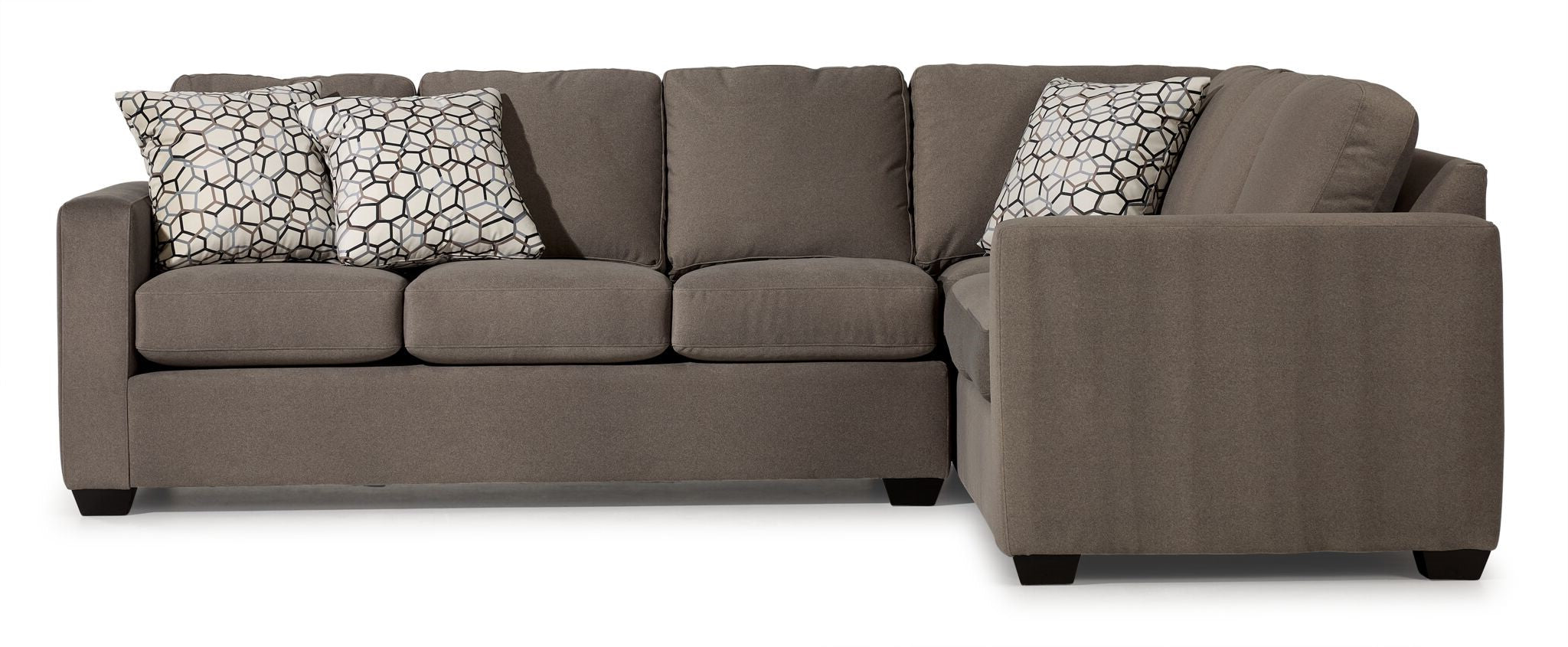 Caleb 2-Piece Sectional with Left-Facing Sofa - Arlo Brown