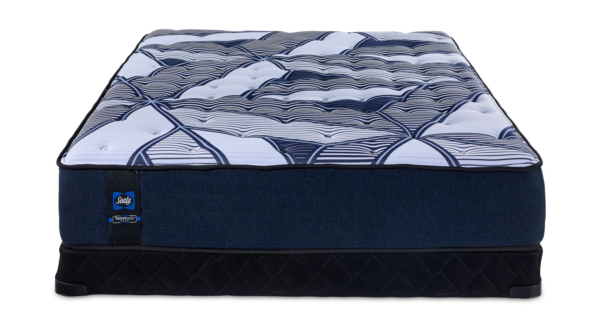 Sealy Posturepedic® Plus Sterling - Callie II Firm Tight Top King Mattress and Low Profile Split Boxspring Set