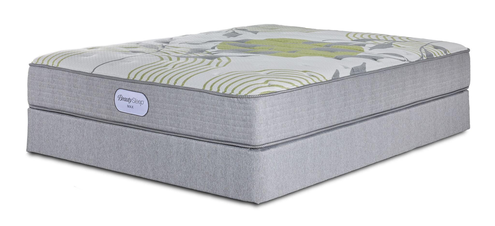 BeautySleep Max Calm Tight Top Firm Twin XL Mattress and Boxspring Set