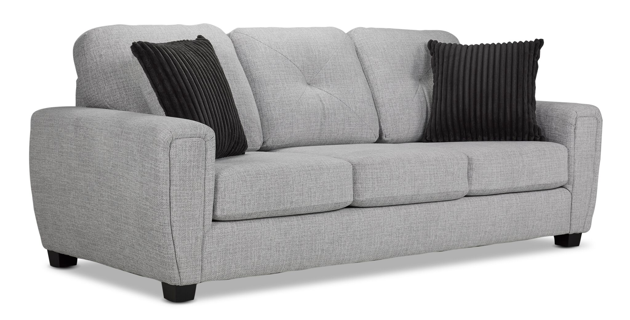 Carolina Sofa, Loveseat and Chair Set - Light Grey