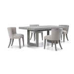Fresh Perspective Cascade 5-Piece Extendable Dining Set - Dovetail Grey