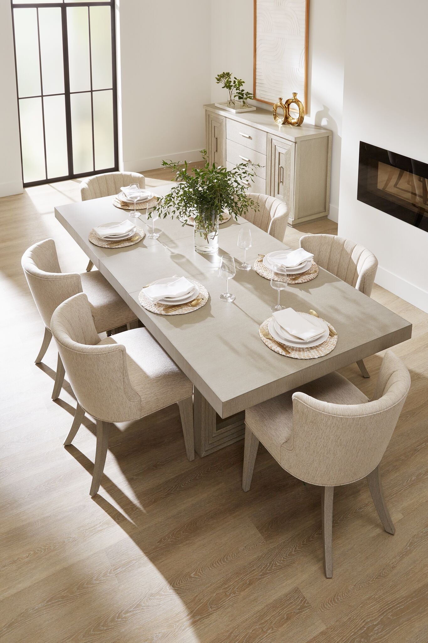 Fresh Perspective Cascade Extendable Dining Table - Dovetail Grey