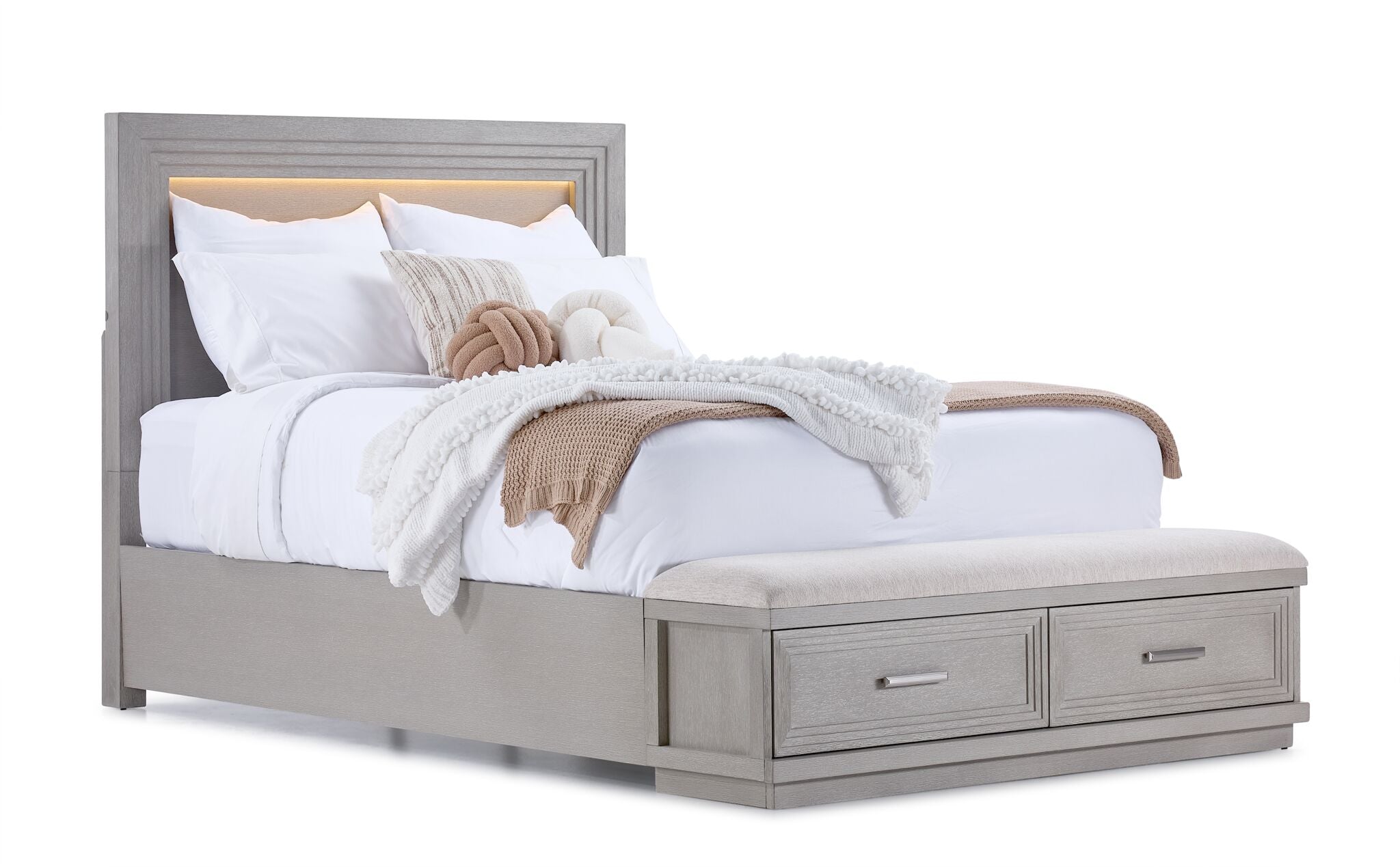 Fresh Perspective 3-Piece Queen Set - White