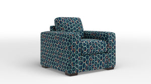 Celeste Fauteuil d'appoint - Bleu patrimonial