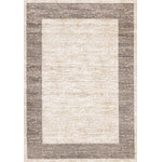 Earthly Essence 5'3" x 7'7" Distressed Border Area Rug - Taupe