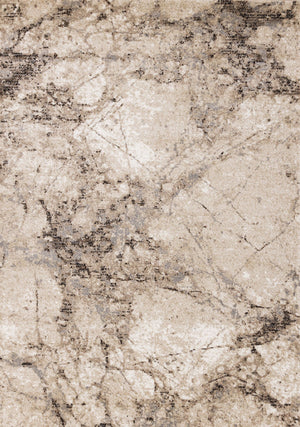 Natural Granite Tapis (6,7 pi X 9,10 pi) pierre gravée - beige