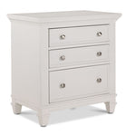 Charleston Night Table - Dove White