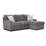 Charlotte 2-Piece Sectional with Right-Facing Chaise - Pewter