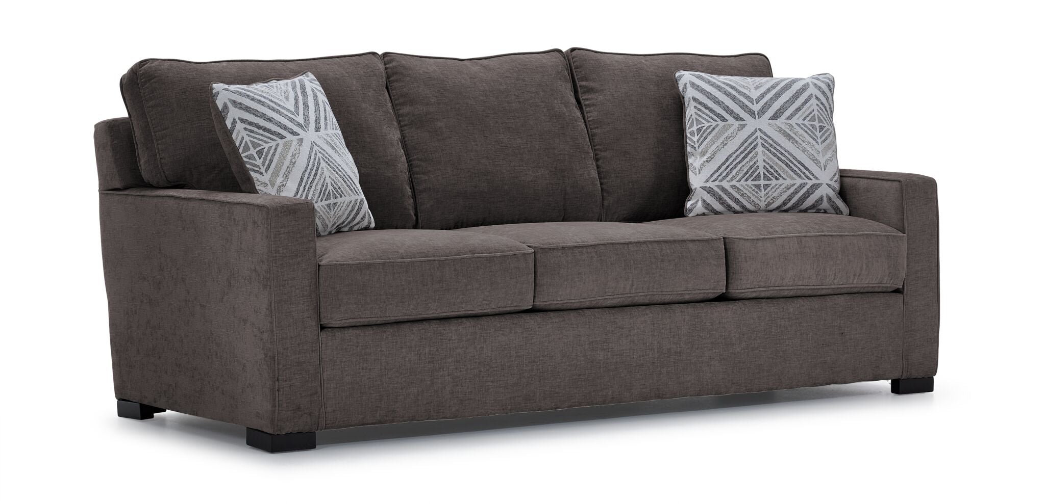 Charlotte Sofa, Loveseat and Chair Set - Pewter