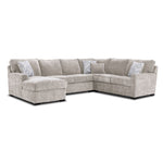 Charlotte 4-Piece Sectional with Left-Facing Chaise - Sand