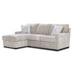 Charlotte 2-Piece Sectional with Left-Facing Chaise -Sand