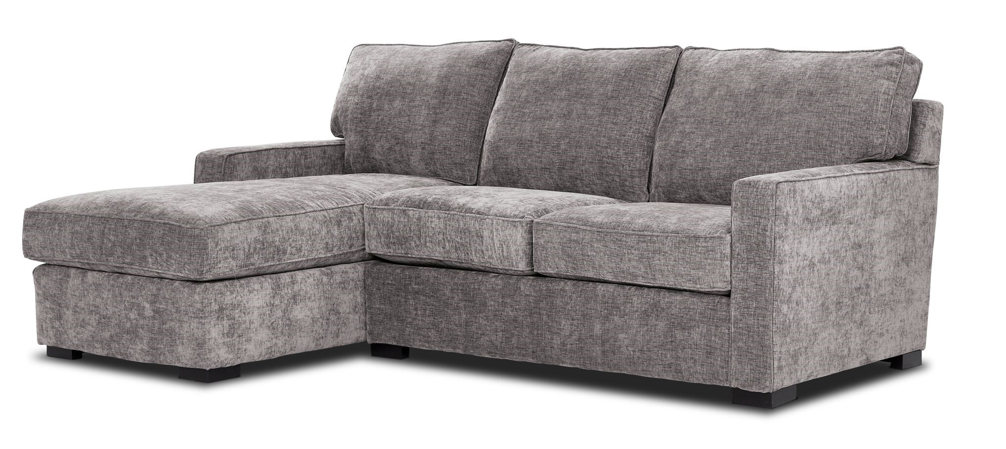 Charlotte 2-Piece Sectional with Left-Facing Chaise - Smoke