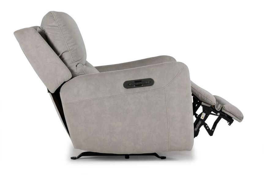Chase Power Rocker Recliner - Grey
