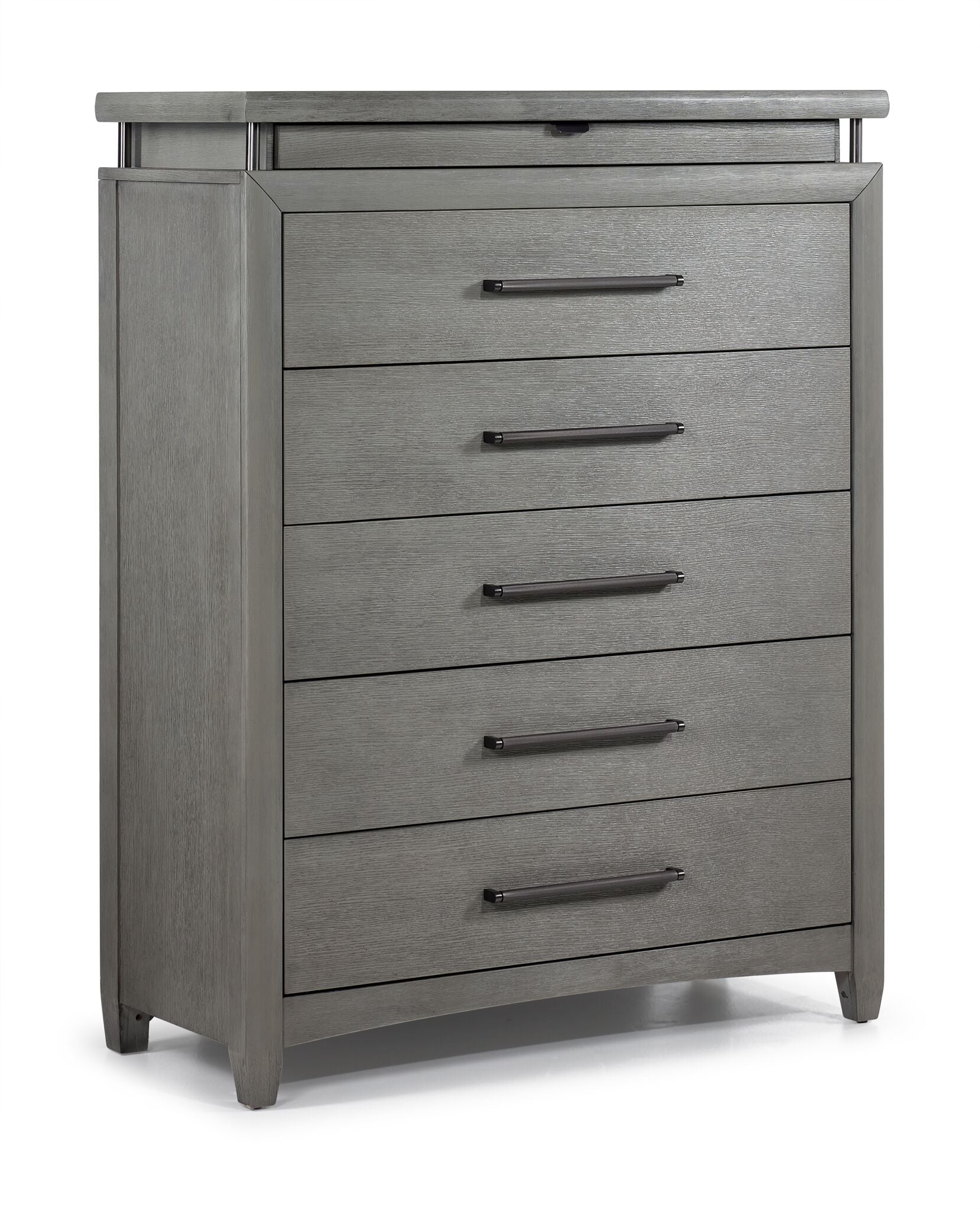 Chelsea 5-Drawer Chest - Grey
