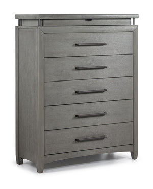 Chelsea Commode 5 tiroirs - gris