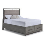Chelsea 3-Piece King Storage Bed - Grey