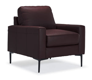 Chito Fauteuil en cuir – moka