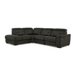 Colorado 4-Piece Power Reclining Sectional with Left-Facing Chaise - Graphite