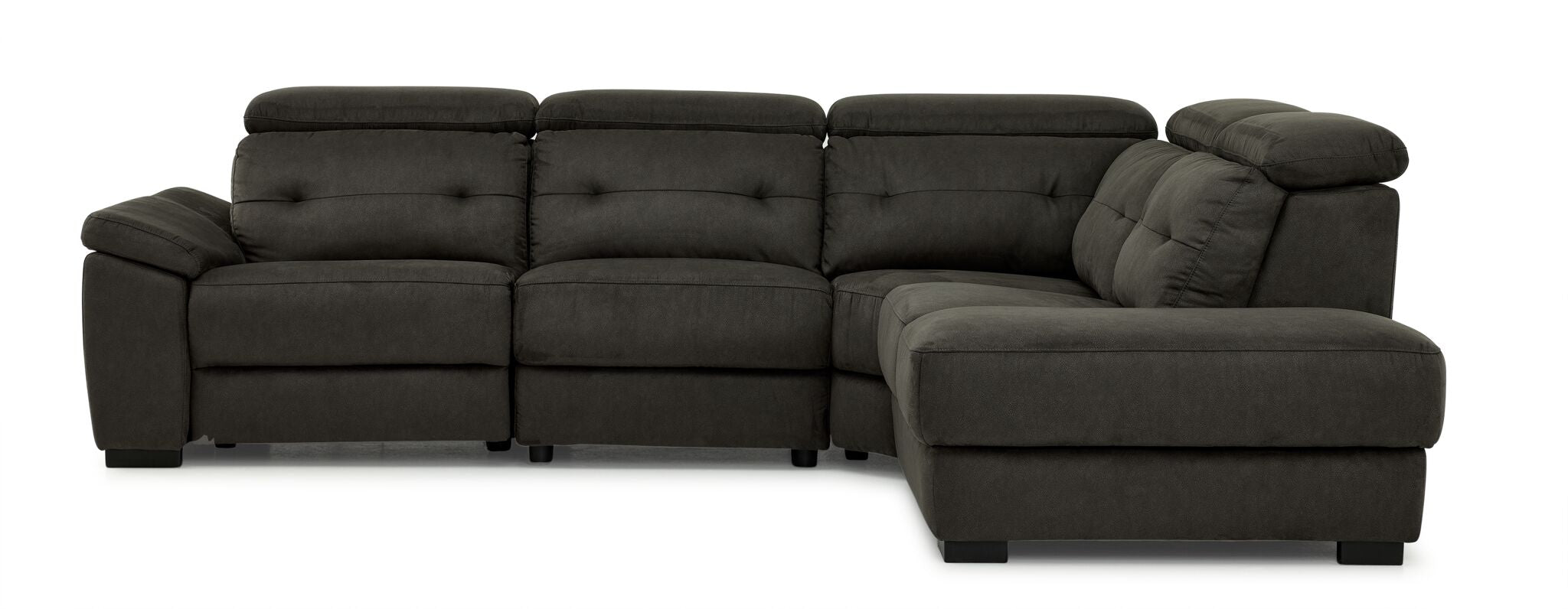 Colorado 4-Piece Power Reclining Sectional with Right-Facing Chaise - Graphite