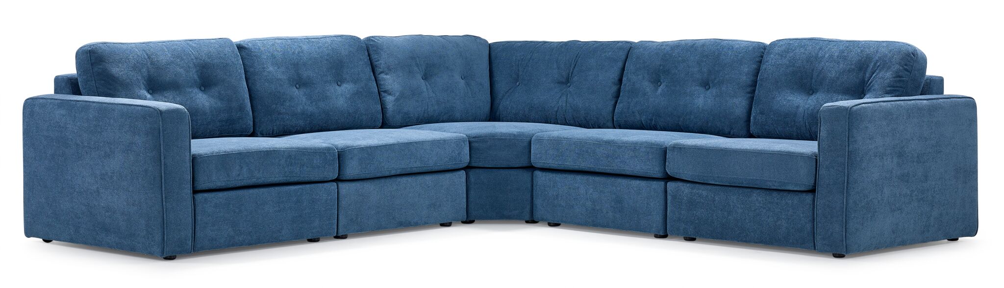 Feeling Connected - Connex 5-Piece Modular Sectional - Blue
