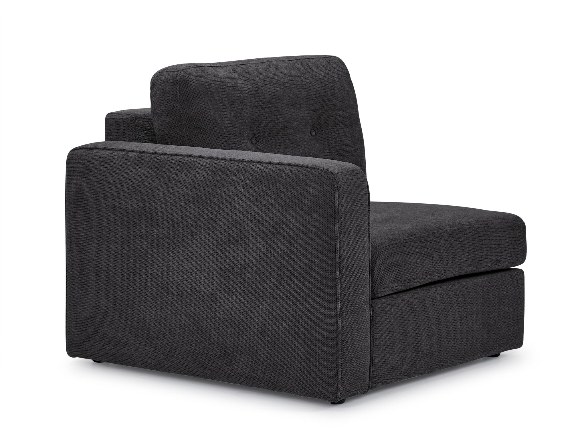 Feeling Connected - Connex 6-Piece Modular Sectional with Drawer Console - Dark Grey