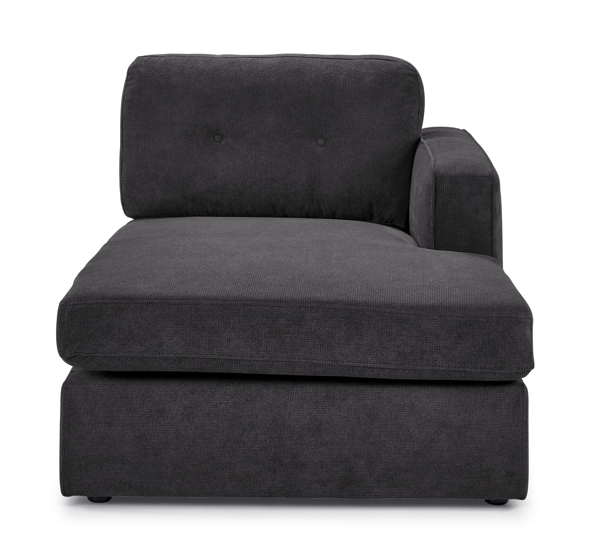 Feeling Connected - Connex 5-Piece Modular Sectional with Consoles - Dark Grey