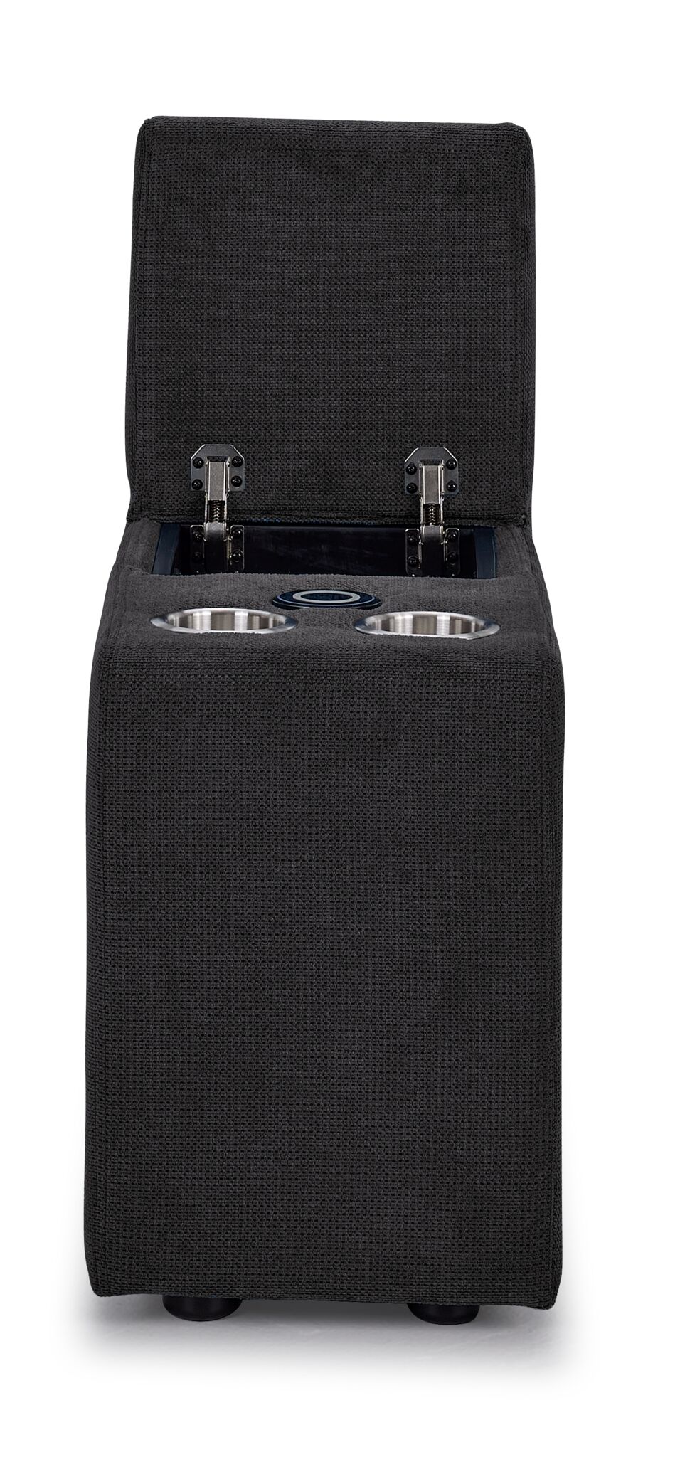 Feeling Connected - Connex 5-Piece Modular Sectional with Consoles - Dark Grey