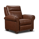 Conrad Leather Dual Power Recliner - Dark Brown