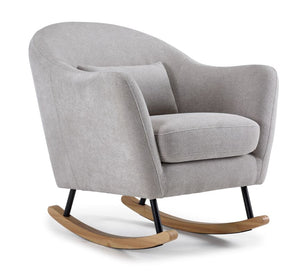 Cozy Fauteuil berçant - gris pâle