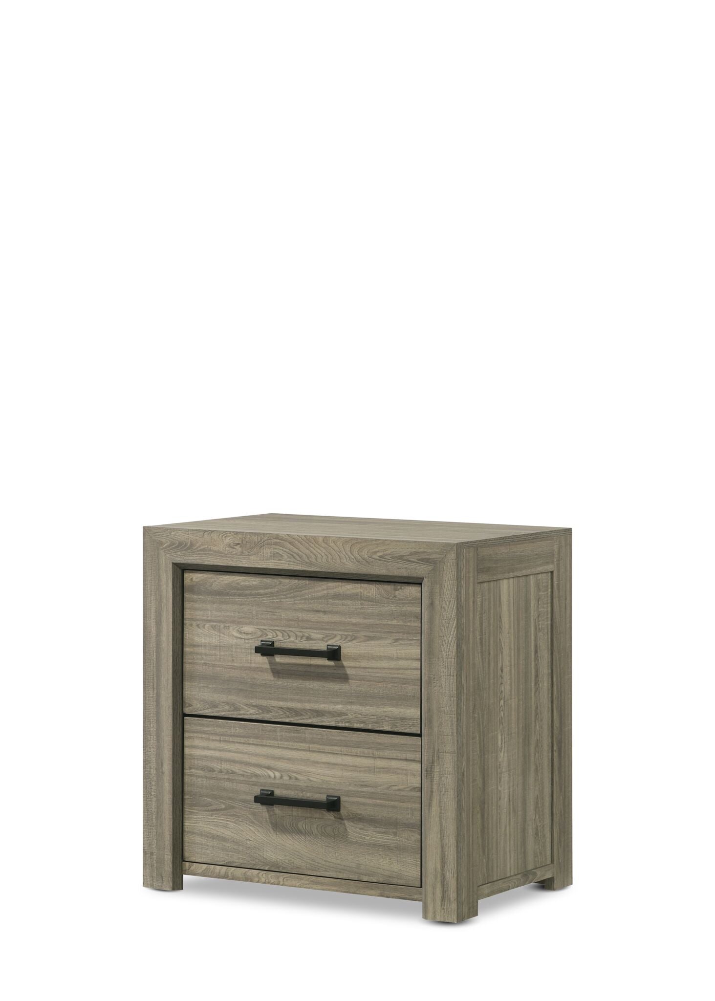 Dario 6-Piece Queen Storage Bedroom Set - Light Brown, Beige